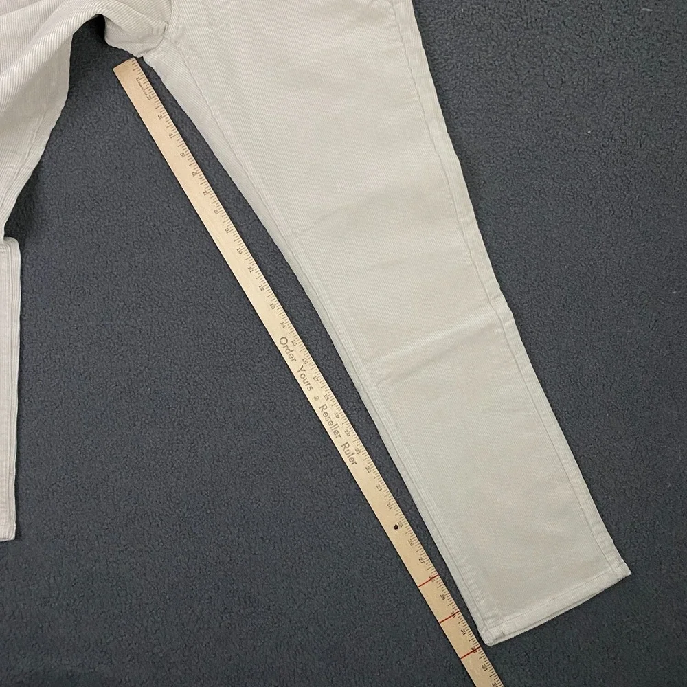 Katin Corey Corduroy Pant Mens 34x32 Slim Straight Chino Light Gray